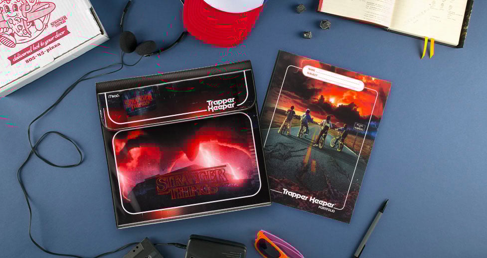 Trapper Keeper STRANGER THINGS Binder and Folder